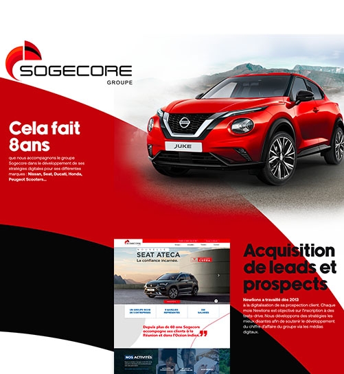 Sogecore - Voitures, motos et scooters  la Runion